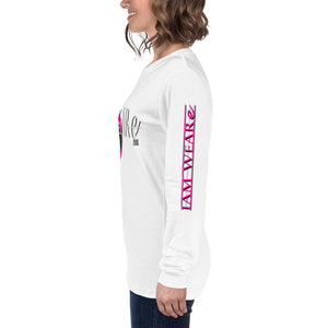 Classic Design Hot Pink-Mark F/B Unisex Long Sleeve Tee