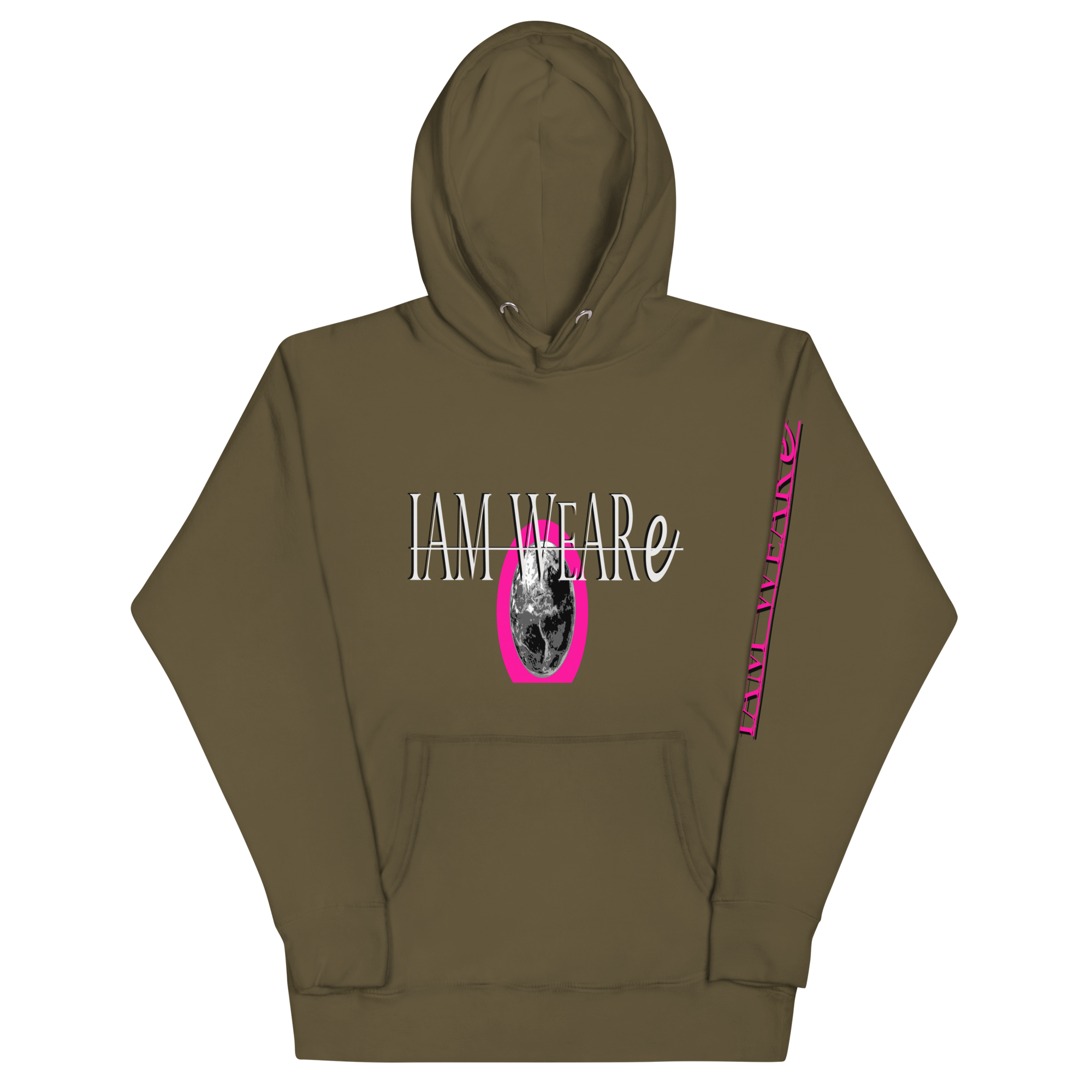 Classic Design Hot Pink-Mark F/B/S Unisex Hoodie