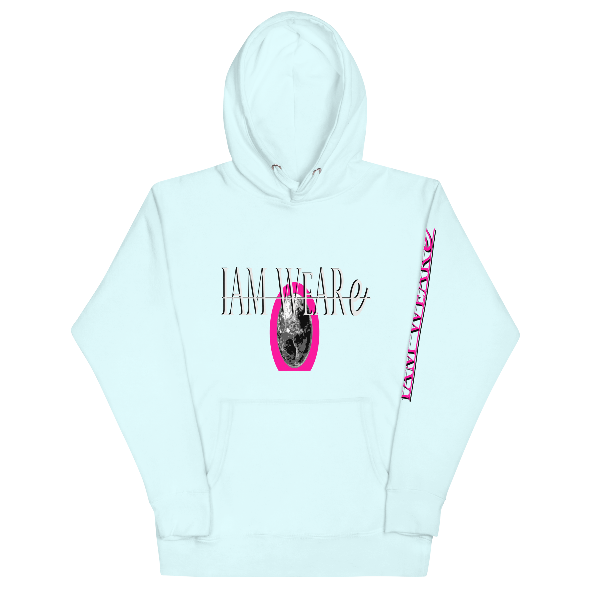 Classic Design Hot Pink-Mark F/B/S Unisex Hoodie