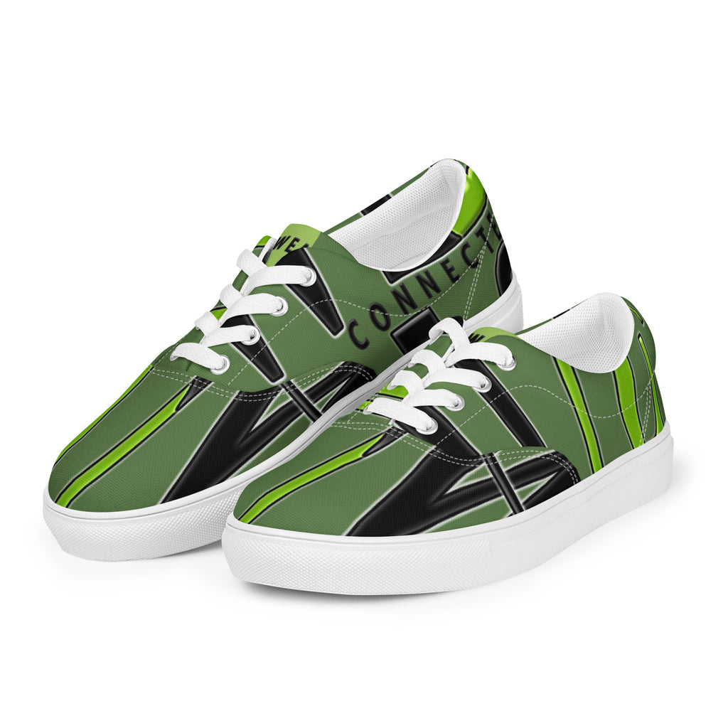 IAM WEARe CONNECTED Women’s GREEN Lace-Up Shoes