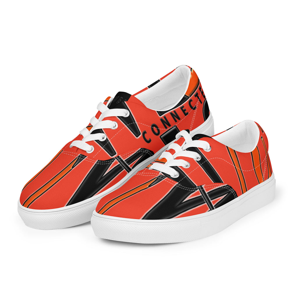 IAM WEARe CONNECTED Women’s ORANGE-RED Lace-Up Shoes