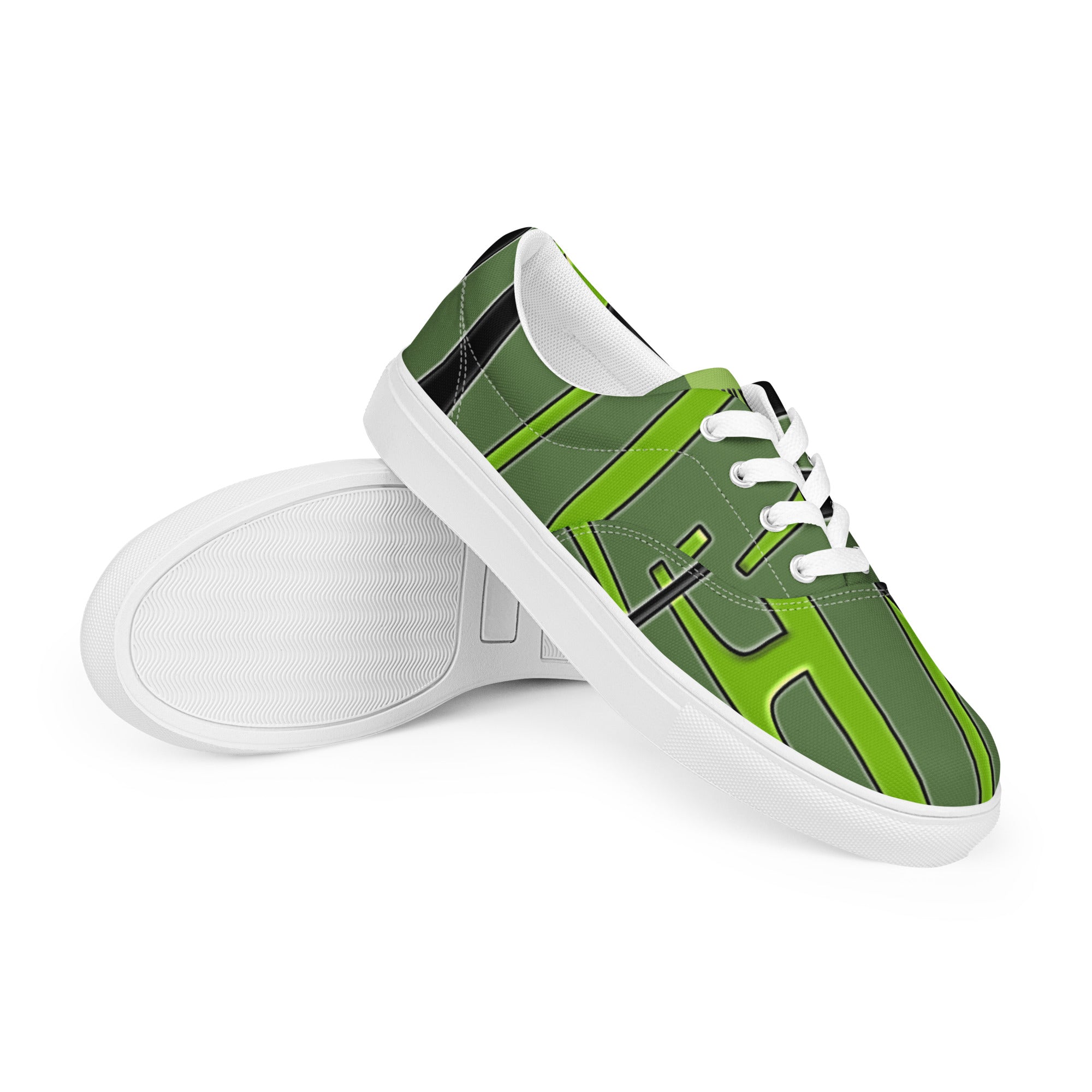 IAM WEARe CONNECTED Women’s GREEN Lace-Up Shoes